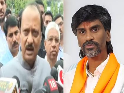 ncp leader and dy cm ajit pawar reaction on maratha reservation agitator manoj jarange patil ultimatum | मराठ्यांना सरसकट कुणबी प्रमाणपत्र नाहीच? भूमिकेचा पुनरुच्चार करत अजित पवार म्हणाले...