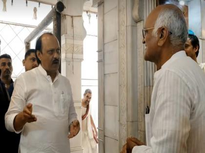 I see what I'm talking about but keep it clean Ajit pawar snaps at the temple trustees in pune | Pune: "माझं बोलणं दिसतं, पण जरा स्वच्छता पाळा ना..", मंदिराच्या विश्वस्तांना अजितदादांनी झापलं...