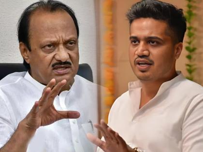 NCP leader Ajit Pawar slams party MLA and nephew Rohit Pawar | रोहित पवारांनी टाळलं, पण काका अजित पवारांनी तलवार उपसली; पुतण्यावर पहिला वार