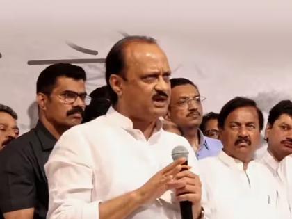 ajit pawar reaction after sharad pawar announced resignation as ncp national president | "साहेब म्हणजेच पार्टी, पण त्यांचा निर्णय झालाय... भावनिक होऊ नका"; अजितदादांनी समजावलं-दटावलं