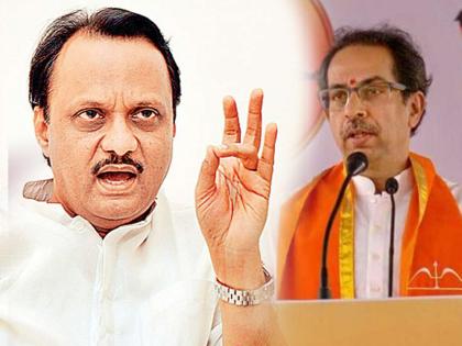 Maharashtra Election 2019: Ajit Pawar hits back at Uddhav Thackeray | उद्धव ठाकरेंच्या डोक्यात साधी गोष्ट शिरत नाही का?; 'त्या' विधानावरून अजित पवार भडकले