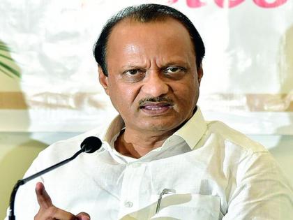 Chhatrapati Shivaji Maharaj Jayanti 2022 : Ajit Pawar on Maratha Reservation react angry after disturbance in speech at Punes Shivneri Fort | Ajit Pawar : आम्ही काही मराठ्यांच्या पोटचे नाहीत का?, अजित पवारांचा भर सभेत सवाल