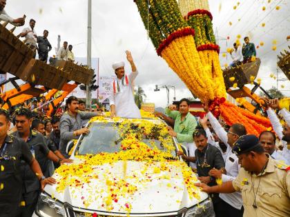 Ajit Pawar's welcome in the industrial city; Enthusiasm among workers | उद्योग नगरीत अजित पवारांचे जल्लोषात स्वागत; कार्यकर्त्यांमध्ये उत्साह