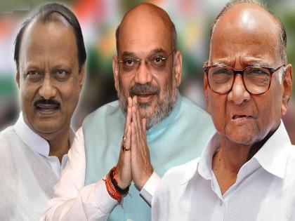 Ajit pawar way to Delhi after meeting Sharad Pawar; Will meet with Amit Shah | मोठी बातमी! शरद पवारांच्या भेटीनंतर अजितदादा दिल्लीला; अमित शाहांसोबत भेट होणार