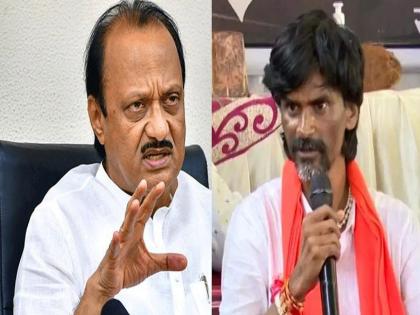 Maratha Reservation: 'Such foul language will not be tolerated'; Ajit Pawar's warning to manoj jarange patil | 'अशाप्रकारची शिवराळ भाषा खपवून घेतली जाणार नाही'; अजित पवारांचा स्पष्ट शब्दात इशारा