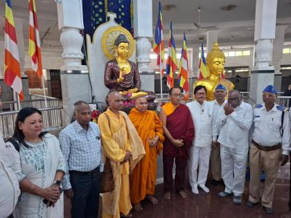 Decisive moment for Mahabodhi Mahavihar occupation, Akash Lama's claim, visit to Deekshabhoomi, Dragon Palace | महाबोधी महाविहार ताब्यासाठी निर्णायक क्षण, आकाश लामा यांचा दावा , दीक्षाभूमी, ड्रॅगन पॅलेसला भेट Decisive moment for Mahabodhi Mahavihar occupation, Akash Lama's claim, visit to Deekshabhoomi, Dragon Palace | महाबोधी महाविहार ताब्यासाठी निर्णायक क्षण, आकाश लामा यांचा दावा , दीक्षाभूमी, ड्रॅगन पॅलेसला भेट