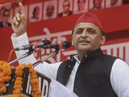 Akhilesh Yadav made reaction on Ram Mandir ceremony and Lathi Charge on Karsevaks | 'कारसेवकांवर लाठीचार्ज, संविधानाचे पालन'; राम मंदिर प्राणप्रतिष्ठा सोहळ्यावर अखिलेश यादव यांनी स्पष्टच सांगितलं