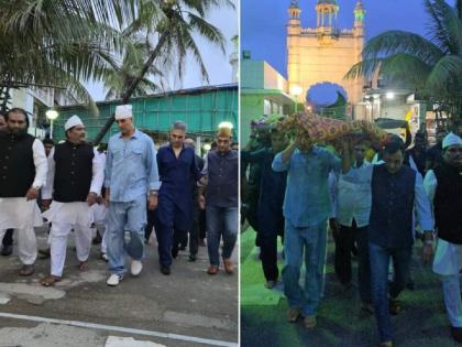 Akshay Kumar offered a chadar at Haji Ali Dargah donated one and half crores | अक्षय कुमारने हाजी अली येथे अर्पण केली चादर; दर्ग्याच्या बांधकामासाठी दिले १ कोटी २१ लाख