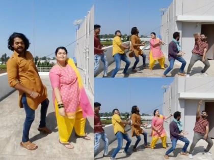 Latika dances to trading song with co-stars in 'Sundara Manamdhe Bharli', video goes viral | 'सुंदरा मनामध्ये भरली'मधील लतिकाने सहकलाकारांसोबत ट्रेडिंग गाण्यावर केला डान्स, व्हिडीओ झाला व्हायरल