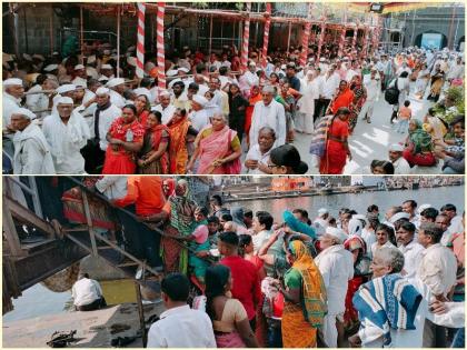 Kartiki Vaari Alankapuri was resounding with the shouts of devotees pune latest news | कार्तिकी वारी : भाविक-भक्तांच्या जयघोषात अलंकापुरी दुमदुमली