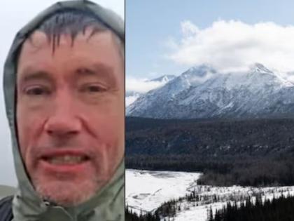 camera saves life of man hiking in alaska us dangerous place live streaming watch Video | Video - कॅमेऱ्याने वाचवला जीव! भीतीदायक ठिकाणी हरवला होता 'तो'; चमत्कार झाला अन्...