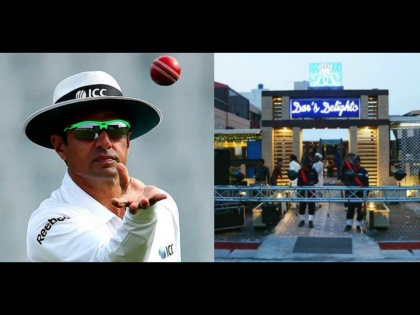Pakistani umpire Aleem Dar's restaurant in Lahore to offer free food to unemployed amid coronavirus crisis svg | पाकिस्तानी अंपायरचं मन बघा; कोरोनाच्या पार्श्वभूमीवर बेरोजगारांना स्वतःच्या हॉटेलमध्ये देतोय मोफत जेवण