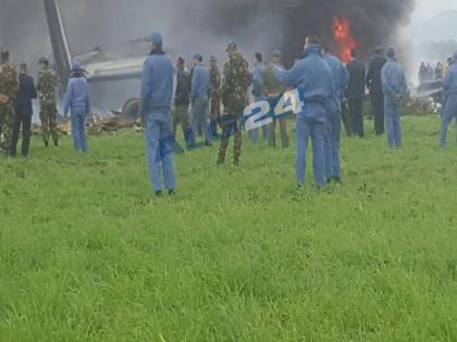 Algerian military plane crashes near a base, 200 soldiers dead | अल्जेरियन लष्कराचं विमान कोसळलं!, 257 सैनिकांचा मृत्यू