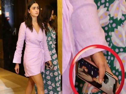 Is that Ranbir Kapoor on Alia Bhatt’s phone wallpaper? PSC | आलिया भटच्या मोबाईलच्या होम स्क्रीनवर आहे या व्यक्तीसोबतचा फोटो?