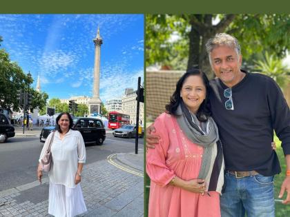 अलका कुबल यांनी शेअर केले लंडनमधील फोटो, फोटोंना मिळतेय चाहत्यांची पसंती
