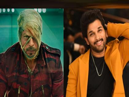 allu arjun to enter in bollywood he will be seen doing cameo role in shahrukh khans jawan | Allu Arjun : 'पुष्पा' फेम अल्लू अर्जुनची बॉलिवूडमध्ये एंट्री? किंग खानच्या सिनेमात करणार कॅमिओ