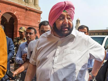 Captain Amarinder Singh on his meeting with Union Home Minister Amit Shah in Delhi, said it was a general discussion on Punjab, not on elections | Punjab Election : पंजाब विधानसभा निवडणुकीच्या निकालापूर्वी कॅप्टन अमरिंदर सिंग यांनी घेतली अमित शहांची भेट, म्हणाले...