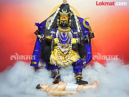 Worship of Ambabai in Kolhapur as Shri Tara Mata on the third day of Navratri festival | Navratri 2025: तिसऱ्या माळेला कोल्हापुरातील अंबाबाई प्रकटली तारा माता रूपात 