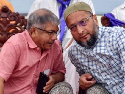 Asaduddin owaisi's political untouchability come to an end due to Ambedkar | प्रकाश आंबेडकरांमुळे संपली ओवेसींची राजकीय अस्पृश्यता; मिटली कटुता