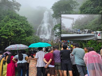 Amboli housefull Tourists from Belgaum, Goa, Kolhapur throng | आंबोली हाऊसफुल्ल; बेळगाव, गोवा, कोल्हापूर येथील पर्यटकांची गर्दी Amboli housefull Tourists from Belgaum, Goa, Kolhapur throng | आंबोली हाऊसफुल्ल; बेळगाव, गोवा, कोल्हापूर येथील पर्यटकांची गर्दी