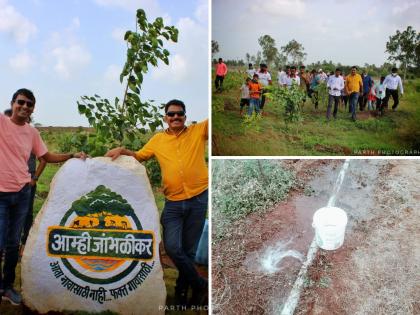Sayaji Shinde's tree planting movement is ridiculed; The fence, the water pipe broke | सयाजी शिंदेंच्या वृक्ष लागवड चळवळीला समाजकंटकांचा खोडा; कुंपण, पाण्याची पाईप फोडली