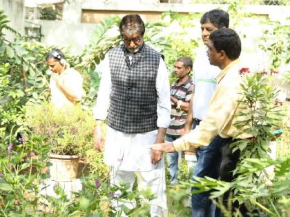 amitabh bachchan visits cooper hospital praises farm house made from garbage waste | कूपर रुग्णालयात कचऱ्यातून फुलवलेल्या फार्म हाऊसचं बिग बींकडून कौतुक