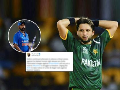 Pakistan Cricketer Shahid Afridi Tweets about Kashmir Freedom Struggle Yasin Malik Issue Indian Amit Mishra gives befitting reply | Shahid Afridi vs Amit Mishra, Kashmir Tweet : "...तरीही काश्मीरच्या स्वातंत्र्याचा लढा थांबणार नाही"; शाहिद आफ्रिदीचं ट्वीट