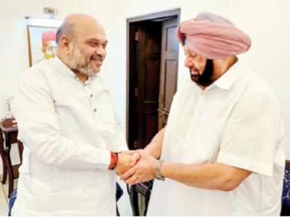 Amarinder Singh bjp leader Amit Shah meeting congress punjab in tension senior leaders ask for meeting pdc | अमरिंदर सिंग-अमित शाह यांच्या भेटीने काँग्रेसमध्ये खळबळ