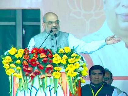 home minister amit shah targets bihar nitish kumar in rally congress sonia gandhi bjp doors closed for him lalu prasad yadav election 2024 | “सत्तेसाठी नितीश कुमार सोनिया गांधींच्या चरणी गेले, आता भाजपचे दरवाजे बंद”