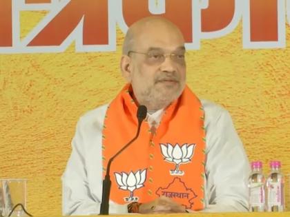 Rajasthan: Union Home Minister Amit Shah addresses a press conference rajasthan assembly election slam congress and ashok gehlot government, Jaipur | लोकांनी परिवर्तनाचा मूड तयार केलाय, काँग्रेसला निरोप देण्याचं ठरवलंय - अमित शाह 