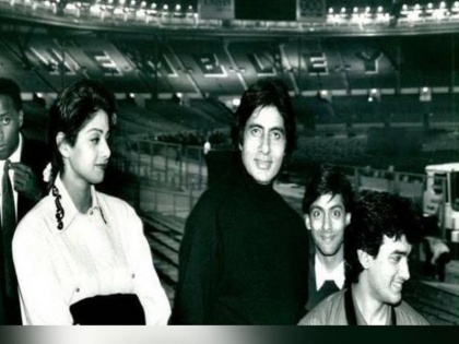 Amitabh Bachchan shared the memories of Sridevi, shared it on social media | श्रीदेवीसोबतच्या आठवणींना अमिताभ बच्चन यांनी दिला उजाळा, सोशल मीडियावर शेअर केला फोटो