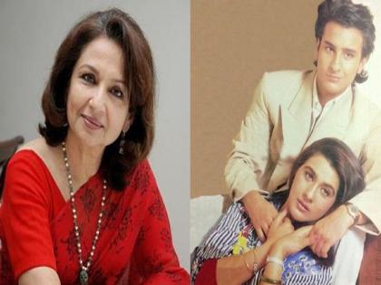 Amrita Singh used to get nervous whenever she used to see her Mother in law, would request Saif for this. | म्हणून सैफ अली खानसह लग्न केल्यानंतर सासू शर्मिला टागोरला पाहताच अमृता सिंहची बोलती व्हायची बंद