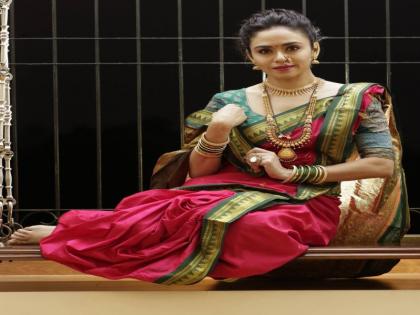 Amruta khanvilkars Marathi look you will like,Photo getting viral On Social Media | अमृता खानविलकरचा हा मराठमोळा लूक तुम्हालाही करेल घायाळ,सोशल मीडियावर फोटो व्हायरल