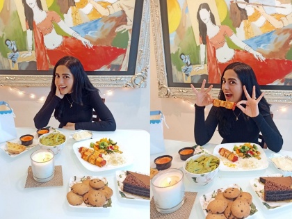 Amrita Rao tasted restaurant food after 19 months | अमृता रावने तब्बल १९ महिन्यांनंतर घेतला रेस्टॉरंट फूडचा आस्वाद