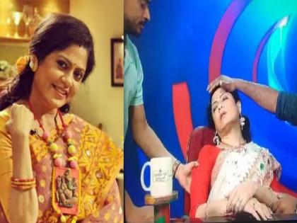 anchor lopamudra sinha faints during live reporting heatwave updates, west bengal  | उष्माघाताची बातमी वाचतानाच अँकर बेशुद्ध पडली, टीव्ही स्टुडिओत एकच खळबळ