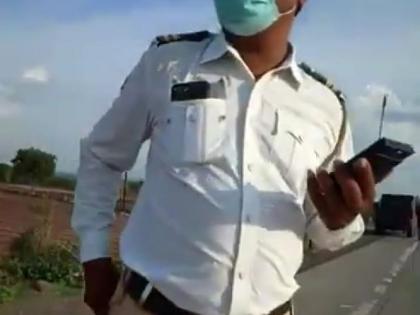 ... Finally, the bribery traffic police was suspended | ...अखेर लाचखाेर वाहतुक पाेलीस कर्मचारी निलंबीत