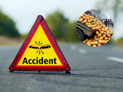 Andhra Pradesh: Mango-Laden Lorry Overturns on Mini Truck in Annamayya, 9 People Killed, 11 Injured | Accident: आंब्याने भरलेली लॉरी मिनी ट्रकवर उलटली; ९ जण ठार, अनेकजण जखमी! Andhra Pradesh: Mango-Laden Lorry Overturns on Mini Truck in Annamayya, 9 People Killed, 11 Injured | Accident: आंब्याने भरलेली लॉरी मिनी ट्रकवर उलटली; ९ जण ठार, अनेकजण जखमी!