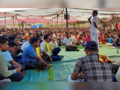 The tribals protesting in Todagatta of Gadchiroli against the proposed iron mines, 22 days passes but no solution yet | तोडगट्टातील आदिवासींच्या आंदोलनाचे काय हाेणार? २२ दिवस उलटले तरीही तोडगा नाही