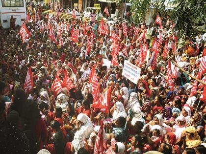 संपकरी अंगणवाडी कर्मचाऱ्यांना आता रजिस्टर पोस्टाने दुसरी नोटीस बजाविण्याची तयारी