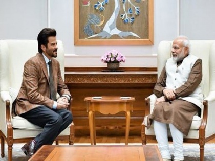 Anil Kapoor meets Prime Minister Narendr Modi and shared it on social media | अनिल कपूरने घेतली पंतप्रधान मोदींची भेट, सोशल मीडियावर शेअर केले फोटो