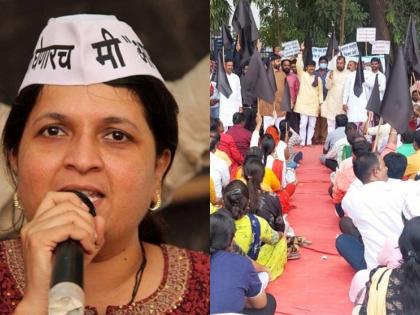 Gopichand Padalkar and Sadabhau held the ST movement well, but; .., Says Anjali Damania | गोपीचंद पडळकर अन् सदाभाऊंनी ST आंदोलन छान लावून धरलं, पण;..