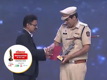 Dashing police officer Ankit Goyal won the 'Lokmat Maharashtrian of the Year' award | LMOTY 2022: डॅशिंग पोलीस अधिकारी अंकित गोयल ‘लोकमत महाराष्ट्रीयन ऑफ द इयर’ पुरस्काराचे मानकरी