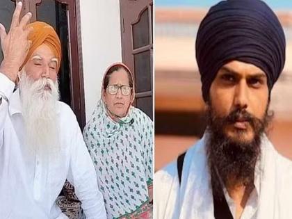 Amritpal Singh's father was stopped by security at the airport; Sent home after enquiry | अमृतपाल सिंगच्या वडिलांना सुरक्षा यंत्रणांनी विमानतळावर थांबवले; चौकशीनंतर घरी पाठवले