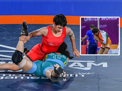 Indian wrestler Anshu Malik wins Silver medal as she lost to 2 time reigning CWG Champion Odunayo Adekuoroye of Nigeria ins finals | CWG 2022: भारताच्या अंशू मलिकला रौप्यपदक! नायजेरियाच्या कुस्तीपटूला दिली 'काँटे की टक्कर'