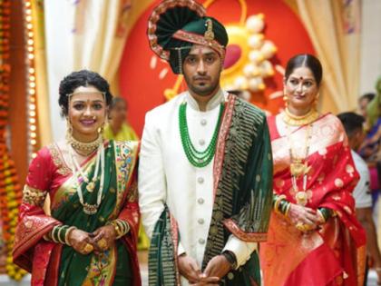 Wedding In 'Antarpat' serial, Gautami-Kshitij's wedding will take place in a hurry | 'अंतरपाट' मालिकेत लगीनघाई, थाटामाटात पार पडणार गौतमी-क्षितीजचं लग्न