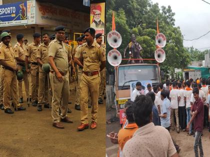 Big news: Police serve notices to Maratha protesters; Green light given to Jarange's convoy with 40 conditions | मनोज जरांगेंच्या ताफ्याला जालना पोलिसांचा 40 अटींसह हिरवा कंदील, ड्रोनद्वारे राहणार नजर Big news: Police serve notices to Maratha protesters; Green light given to Jarange's convoy with 40 conditions | मनोज जरांगेंच्या ताफ्याला जालना पोलिसांचा 40 अटींसह हिरवा कंदील, ड्रोनद्वारे राहणार नजर
