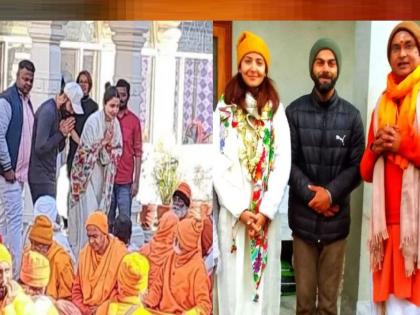 virat kohli anushka sharma on vacation at hrishikesh organised bhandara for 100 saints | Virat Anushka : विराट अनुष्काचा ऋषिकेश दौरा, १०० संतांसाठी भंडाऱ्याचे आयोजन, सोशल मीडियावर होतेय कौैतुक