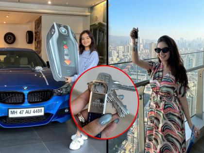 tv actress anushka sen buys home in mumbai at age of 21 shared photo | १७व्या वर्षी घेतली BMW गाडी; आता २१व्या वर्षी प्रसिद्ध अभिनेत्रीने मुंबईत खरेदी केलं स्वप्नातलं घर