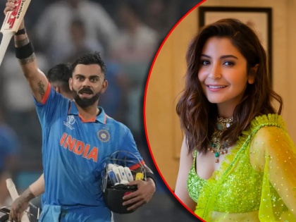 anushka sharma shared special post for virat kohli after cricketer first centuary in world cup | वर्ल्डकपमध्ये विराट कोहलीचं शतक, नवऱ्याचं कौतुक करत अनुष्काची पोस्ट