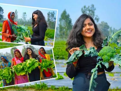 anushka jaiswal young farmer of lucknow uttar pradesh earning 45 lakh per year by doing vegetable farming | शाब्बास पोरी! अडचणी आल्या पण हार नाही मानली; शेती करुन करते लाखोंची कमाई